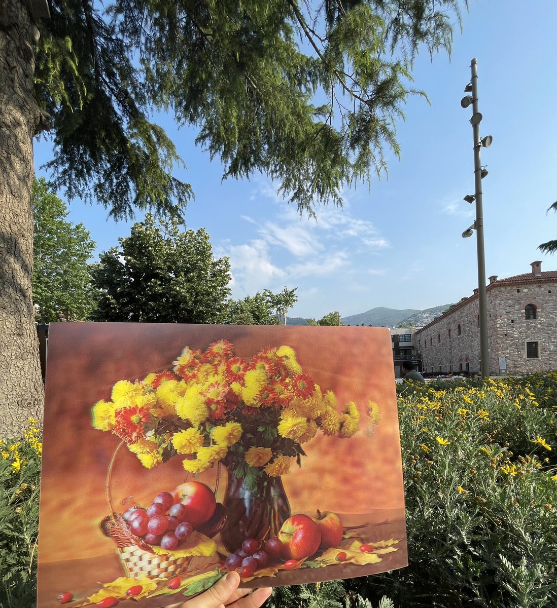 eliifveraa's tweet photo. yeni aldığım tabloma Bursa’yı gezdiriyorum https://t.co/i56hjUwy7I