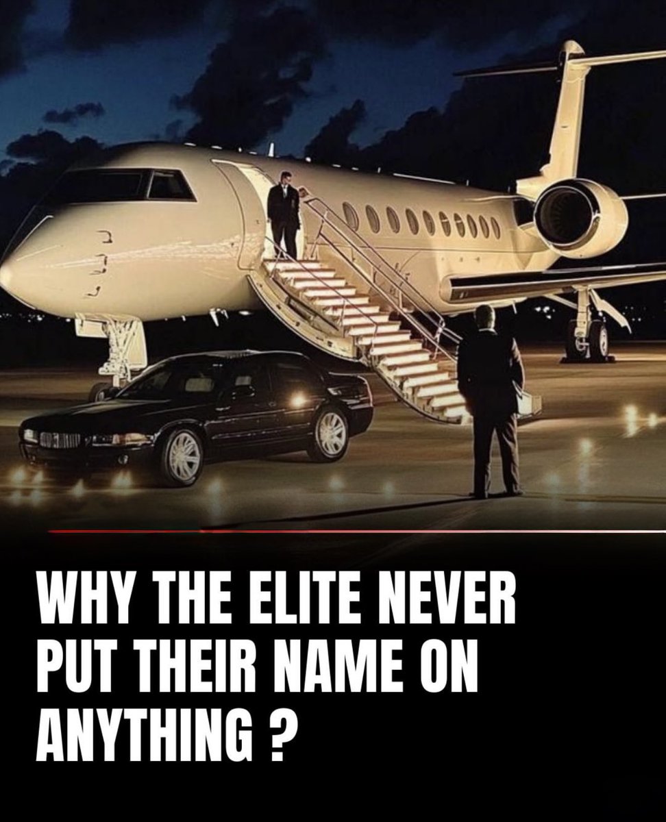 thecapitalistt0's tweet photo. Why the elite never put their name on anything?

-Thread- https://t.co/5X2JBYXFSU