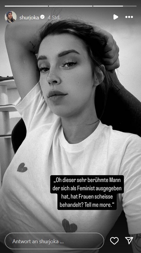 Eistulf's tweet photo. @sascha_reith @DieserStaub @zilberkoenig also bei vielen lässt es halt darauf schließen, wie jemand tickt und ob er evtl. eine verzerrte Wahrnehmung der Realität hat.. #RedFlag

Vermutlich gibt es nur 1 Menschen, der dieses Bild wirklich "hot" findet...? https://t.co/N7ezxxYaSA