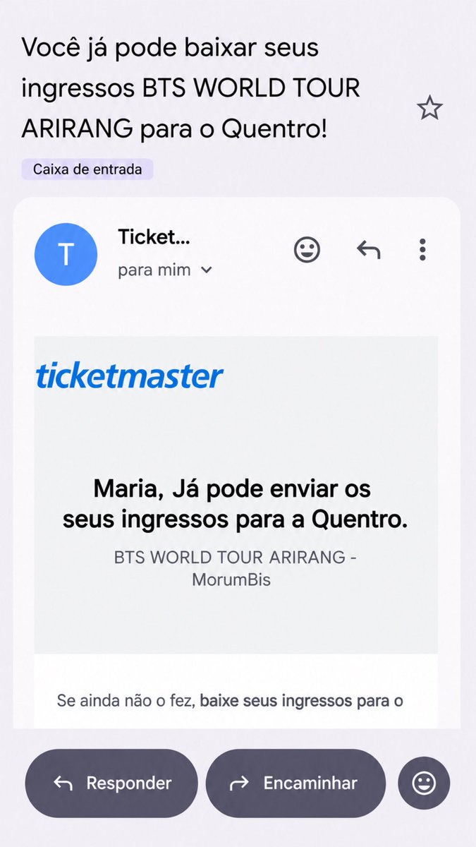 armyxt7's tweet photo. 🎟️ Vendo meus ingresso 
Show BTS WORLD TOUR ARIRANG!
📍Morumbis 

Pista meia e inteira 
Dia 31/10
1.550 inteira 
800,00 meia

Comprovo o ingresso certinho, interessados me chama na dm!

bts, show, ingresso, venda, compro, morumBis, São Paulo https://t.co/Mb33Pekzib
