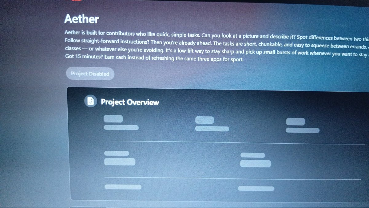 ctechdigitals's tweet photo. Disabled Aether accounts DM for a smooth reinstating #outlier #Aetherassessment https://t.co/0WYJbV0ZQa