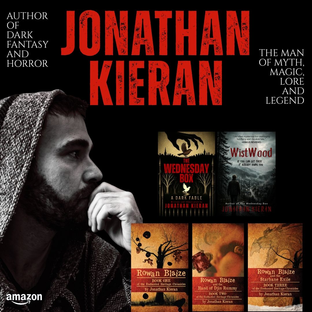 bookishspotlyt's tweet photo. Follow #darkfantasy and #horror author and illustrator, JONATHAN KIERAN, The Man of Myth, Magic, Lore and Legend.
⬇️⬇️⬇️
@jkieran_author

#writingcommunity #authors #Amazonauthors #booklovers #darkfiction
#illustrator #readers #bookworms #kindlebooks #thewednesdaybox #WistWood https://t.co/vZB5tZowOx