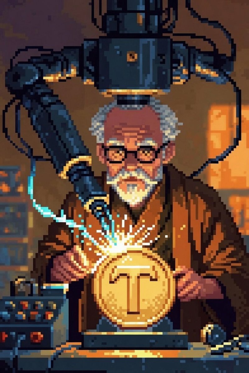 taoshi_sol's tweet photo. Mr. Taoshi is cooking in the background with the devs...
Hammering away on that AI welding machine, perfecting the next upgrades for upcoming $TAO movement.

Quiet moves. Massive preparation. 🟠🟢

The bull run is coming — and the sensei is ready. 🔥
#Bittensor #TAO $TAO https://t.co/iuh59CRyJL