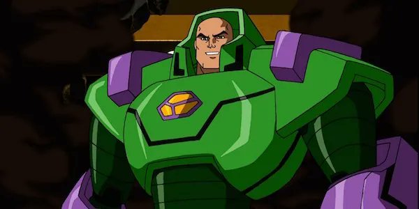 Lex Luthor de armadura nas animações da DC!