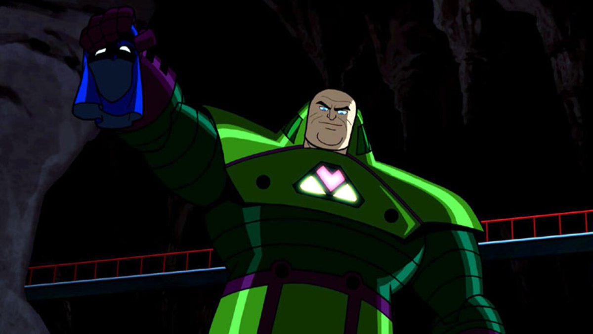 Lex Luthor de armadura nas animações da DC!
