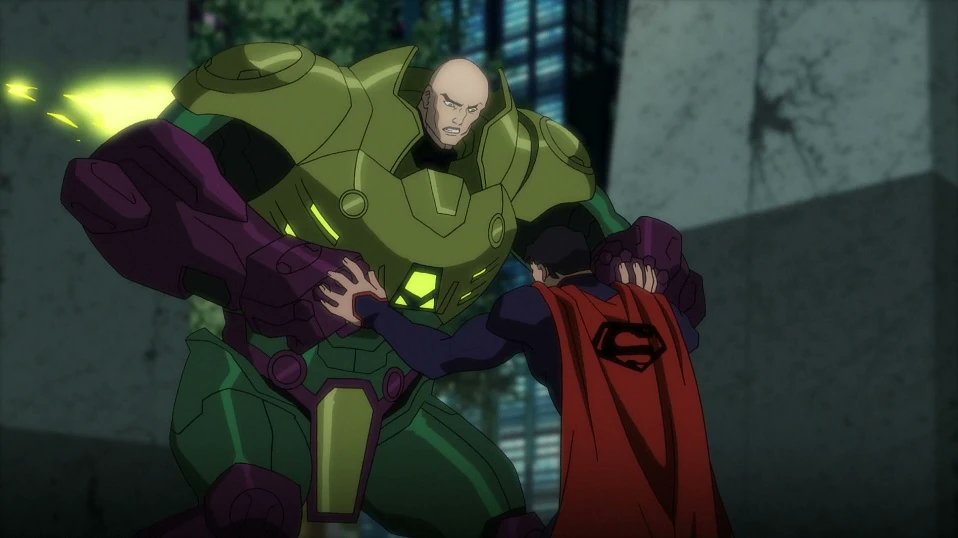 Lex Luthor de armadura nas animações da DC!