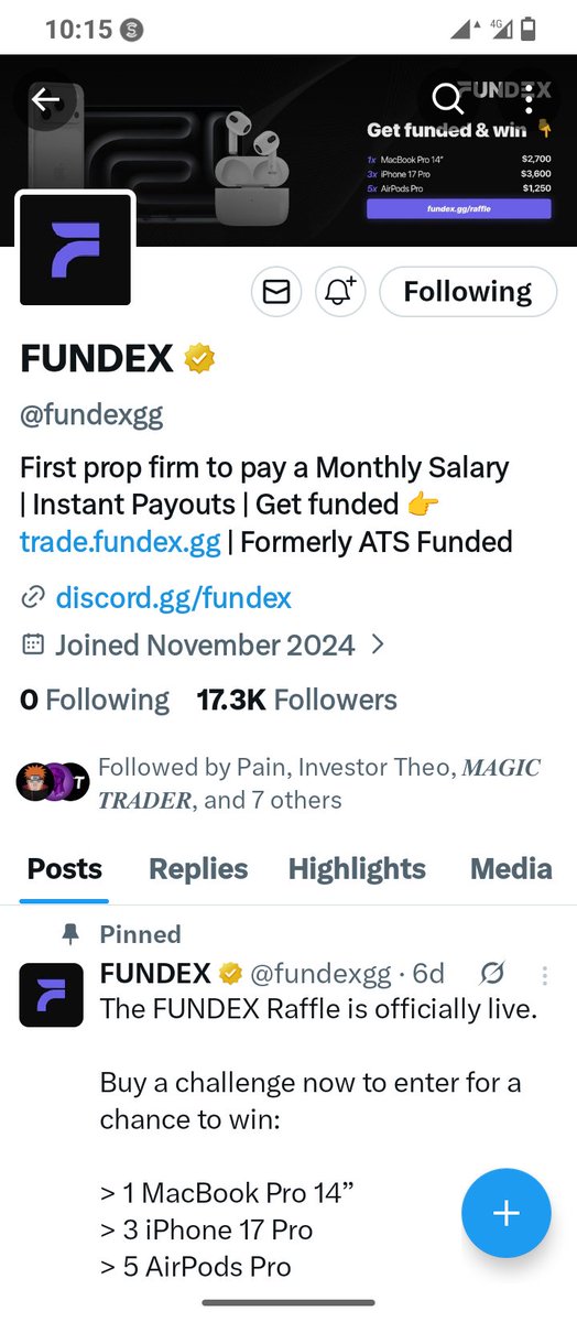 DAMIAN_DMF's tweet photo. @Dan_BabaFX @fundexgg @ArjayRayy @itrade4rex @IBN_FX @EMERGENCYFX9 @mrsharif112 @Rouq_Elite Done ✅ I hope for the best 🙏🏽.
Check under for the rest of the screenshot of the following. https://t.co/BmGYdjdqVv