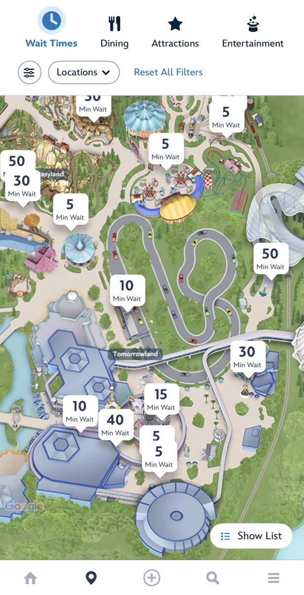 ThemeParkWithB's tweet photo. Wait time for Tron is under an hour, do you jump in line or pass?  I love riding it but anything beyond a hour is a no go for me. https://t.co/NAgyDnjgI8