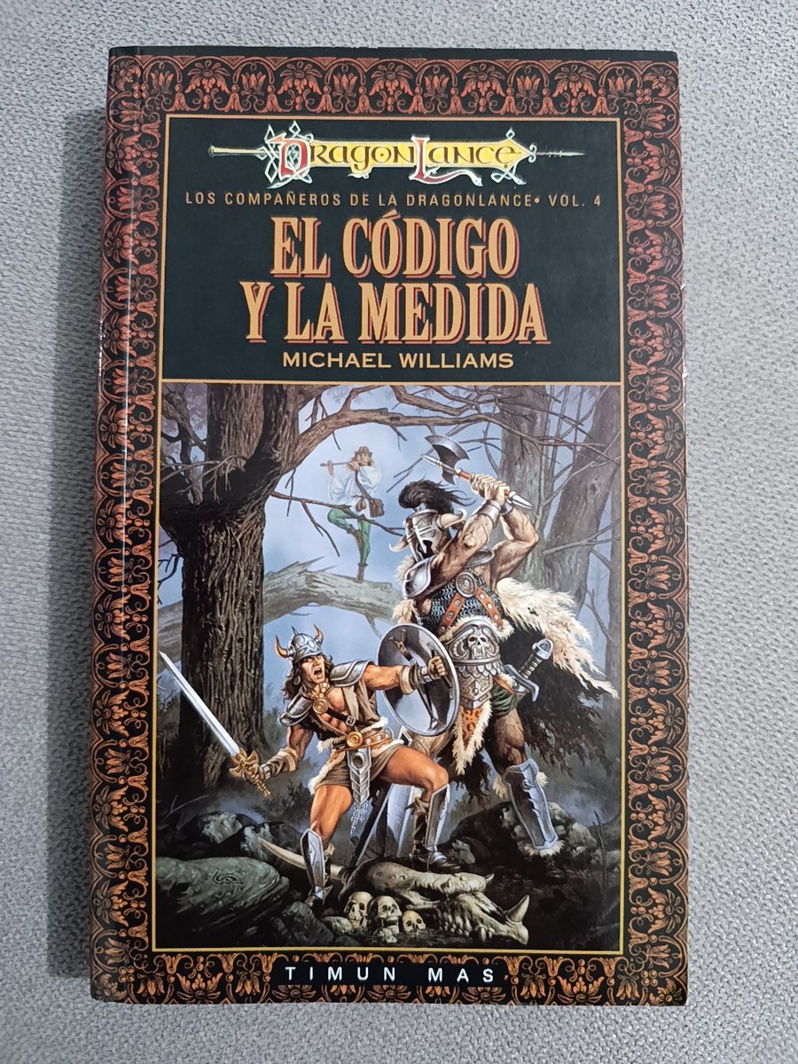 crisferin's tweet photo. Los compañeros de la Dragonlance 4: El Código y la Medida✅ https://t.co/M8DYD0sQ7J