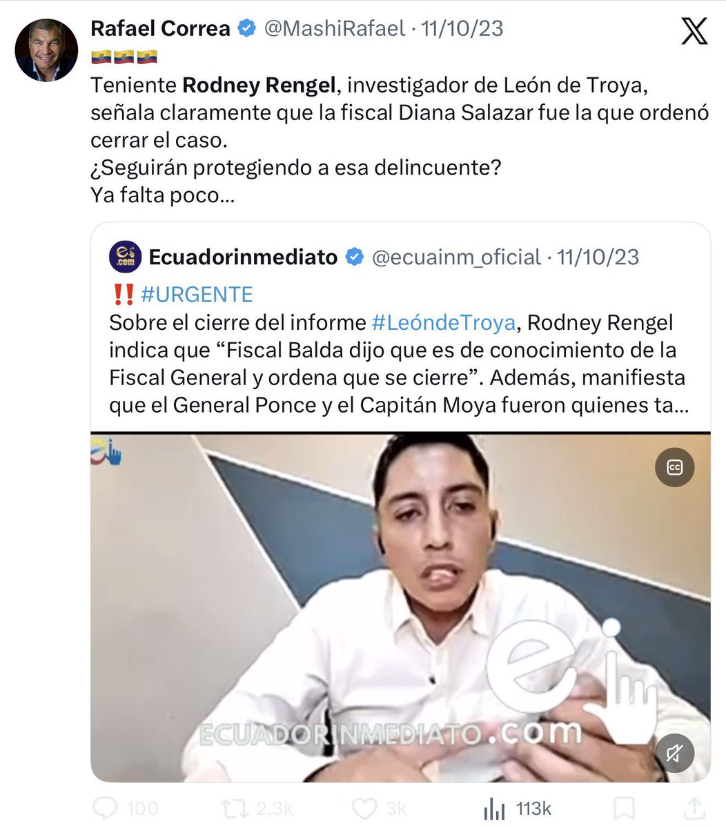 MiPanaPato's tweet photo. No lo conozco dice el prófugo amnésico infame de Rafael Correa. 🙄🤌🏻

Imagen de 2023 / conversación de zoom de 2025 https://t.co/PW5m5Aae6n