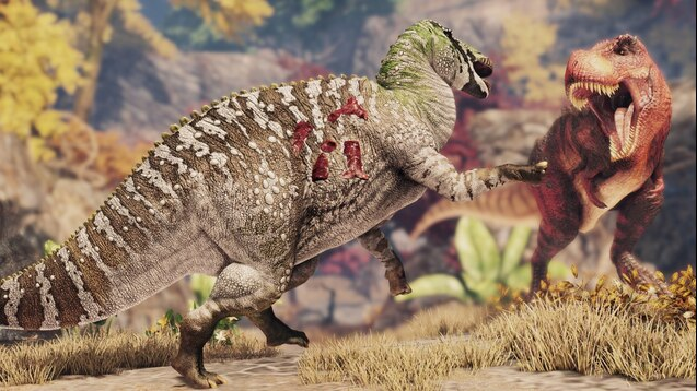 Maxsentia54's tweet photo. In collaboration with NobodyWasTaken, the Shadong Iguanodon Mutation. now up the on the Steam Workshop for @PrimalCarnage!

Giving it the appearance of a Shantungosaurus, the Iguanodon is now playable in Primal Carnage Evolution!

#PaleoArt #Art #Dinosaurs #PrimalCarnage https://t.co/NU26L7vfja