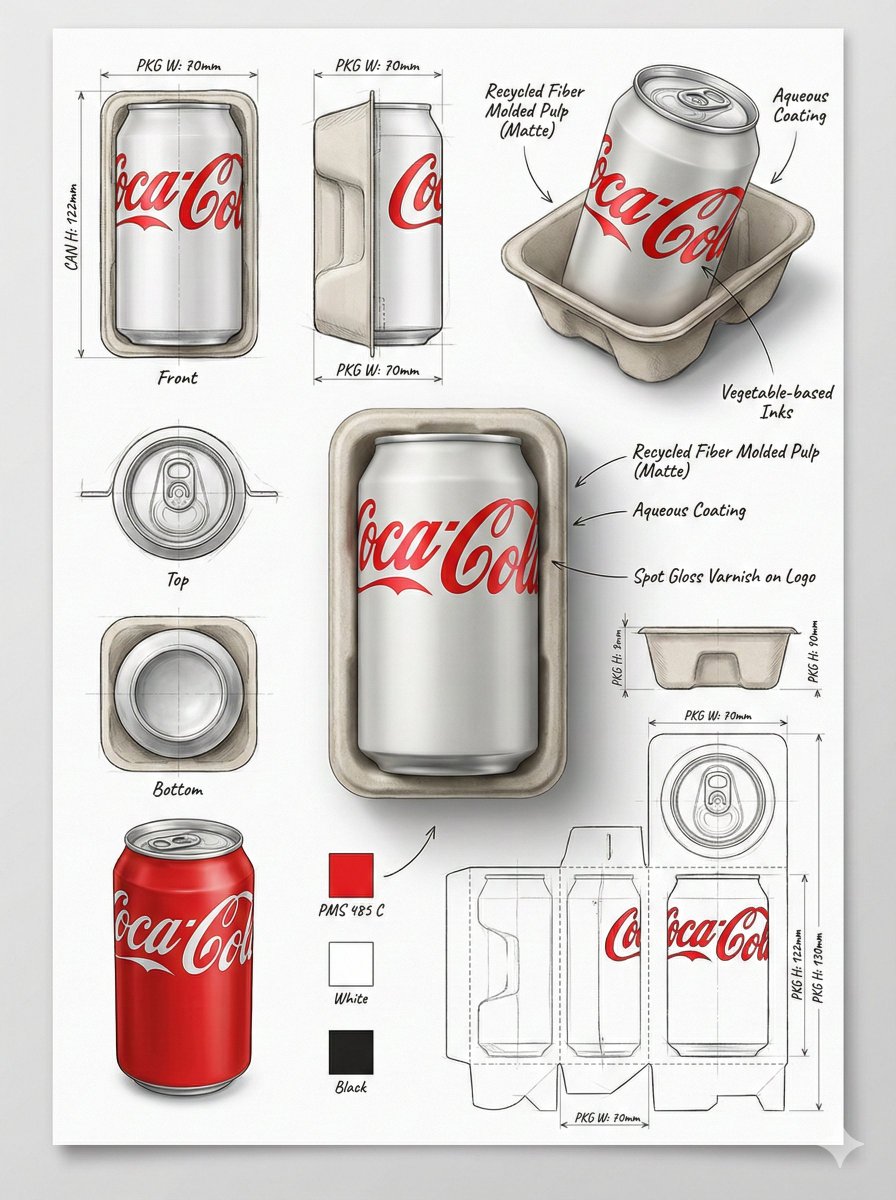 Industrial Packaging Design Sheet