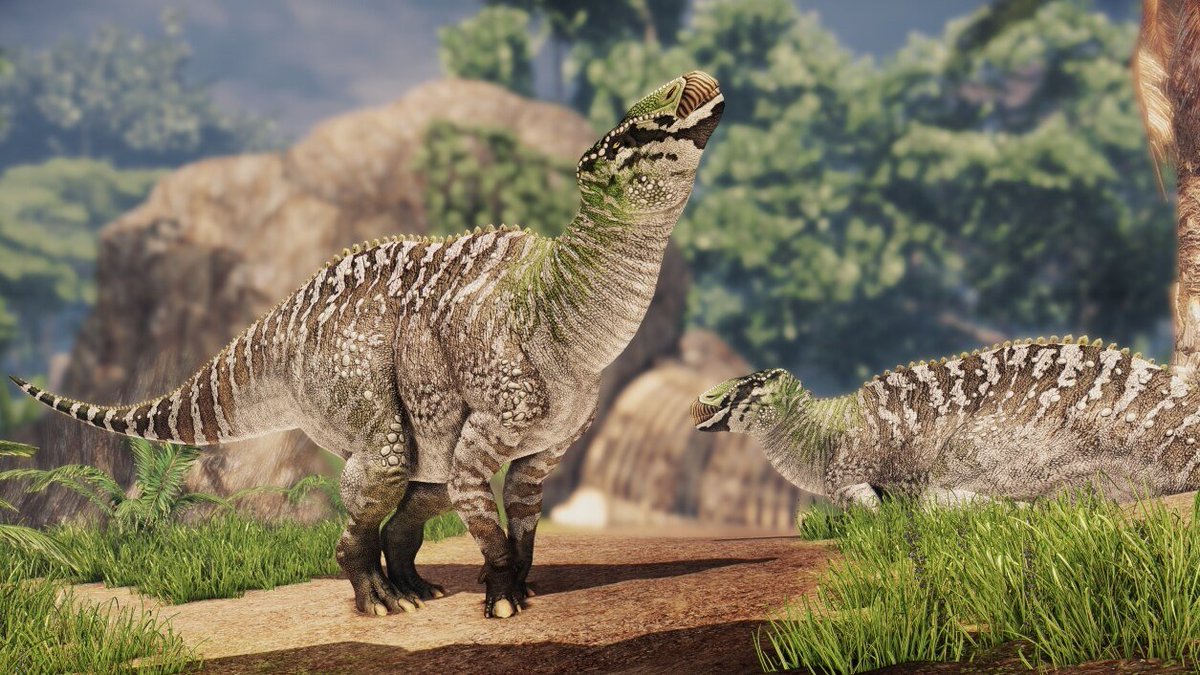 Maxsentia54's tweet photo. In collaboration with NobodyWasTaken, the Shadong Iguanodon Mutation. now up the on the Steam Workshop for @PrimalCarnage!

Giving it the appearance of a Shantungosaurus, the Iguanodon is now playable in Primal Carnage Evolution!

#PaleoArt #Art #Dinosaurs #PrimalCarnage https://t.co/NU26L7vfja