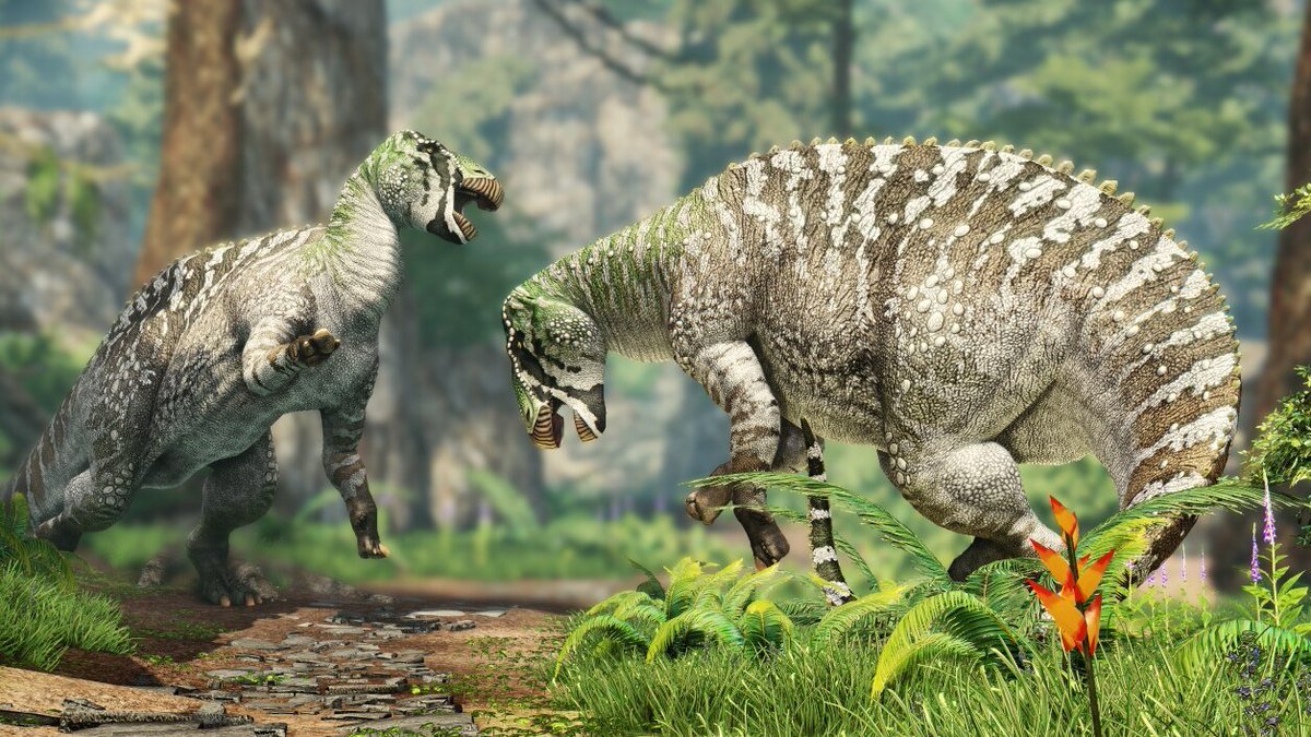 Maxsentia54's tweet photo. In collaboration with NobodyWasTaken, the Shadong Iguanodon Mutation. now up the on the Steam Workshop for @PrimalCarnage!

Giving it the appearance of a Shantungosaurus, the Iguanodon is now playable in Primal Carnage Evolution!

#PaleoArt #Art #Dinosaurs #PrimalCarnage https://t.co/NU26L7vfja