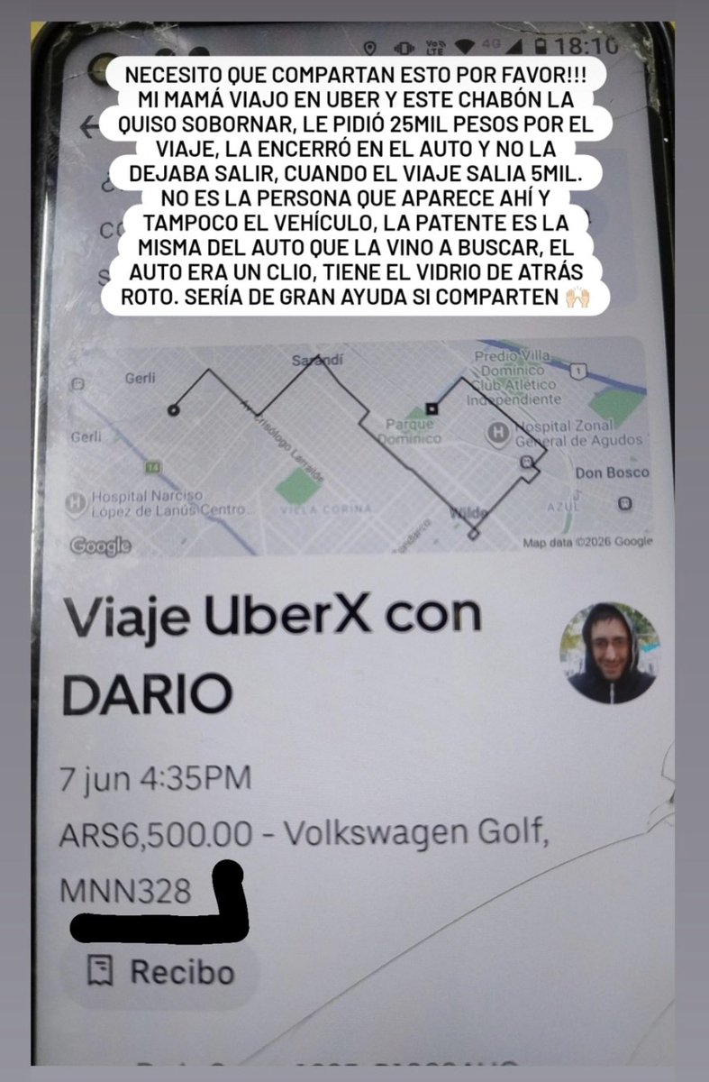avellaneda_real's tweet photo. “Hola, cómo estas? necesito que publiquen por favor está imagen, paso en villa dominico y le puede pasar a cualquiera, le dejo acá la historia que subí”

@ayluuu__05 (Instagram) https://t.co/0wgRYrgvWf