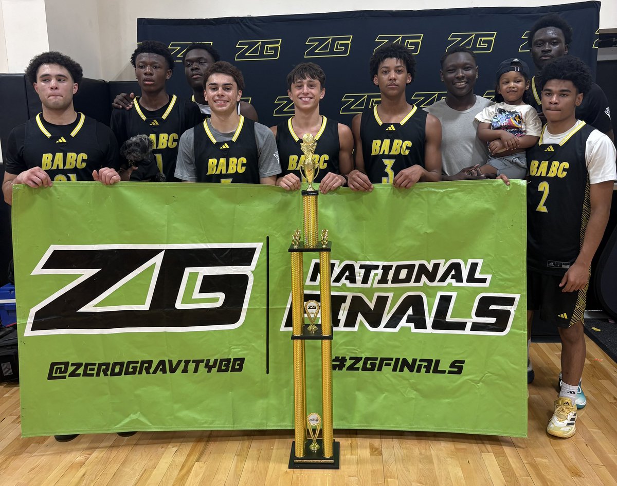 zg_newengland's tweet photo. National Champions ‼️🏆

Congratulations to @thebabc and their 10th grade 3SSB team on going 5-0 at #ZGFinals to secure the Division 1 National Championship 🔥🏀

Co-MVPs go to Malachi Odugbela and Adriel Cantave who were electric all weekend for BABC 🔥 https://t.co/vd16iYHhR4