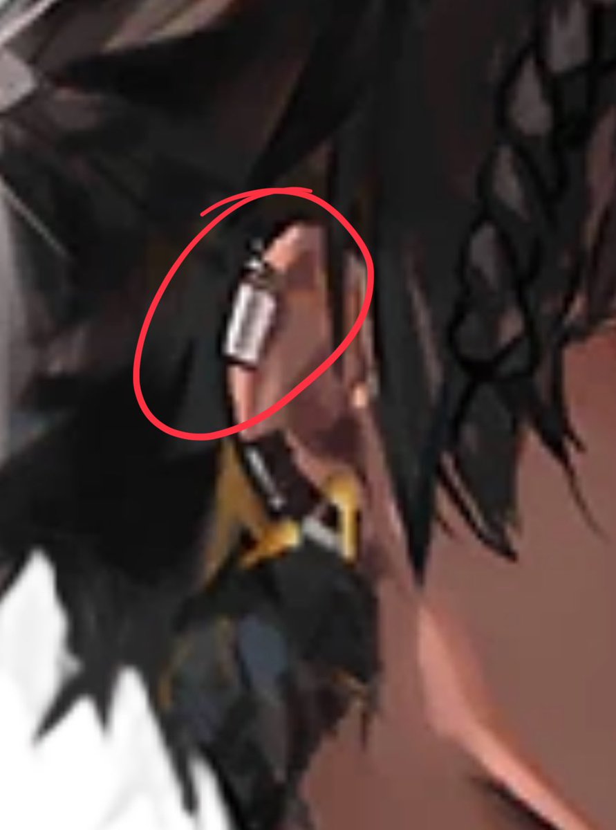 Dragon8Blade's tweet photo. Seeing various discussions of characters and fanart and stuff has made me realize many dont know:

You can wear earcuffs like this without getting your ear pierced.

In fact, the really wide ones are almost certainly NOT cartilage piercings.

They just slide on. https://t.co/8y1l7thU4x