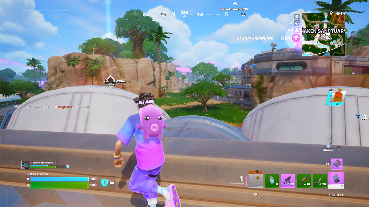 astrodreams1_'s tweet photo. There's a glitch where I cannot equip a sprite. I couldn't use the rift to go earlier as well but I don't have the footage of that. But I have a photo where it looks glitched. @FortniteStatus https://t.co/VeLM6FDaAk