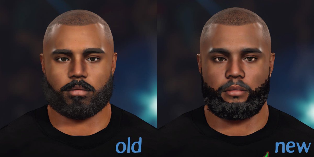 WOLFHART__'s tweet photo. speaking of which, Mr. Wolfhart also got some work done.
(shaved cut just for comparison purposes) https://t.co/WqCBJJQxyo