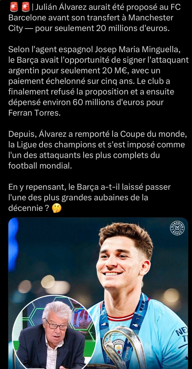 IvoirienZone's tweet photo. Et boom La vérité, où sont ceux qui défendaient le choix de Xavi et Alemany ? https://t.co/donhSWrymf