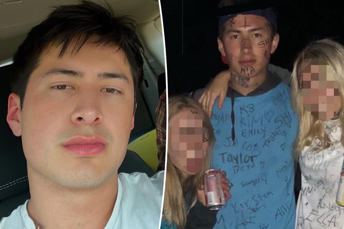 PageSix's tweet photo. ‘Heated Rivalry’ star Hudson Williams ‘deeply regrets’ resurfaced pic of swastika drawn on his face: report https://t.co/bsWhFUTEcA https://t.co/m5t69ZjGNN