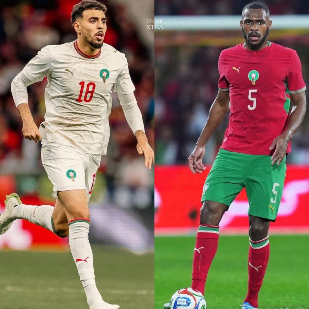 FRMFXtra's tweet photo. Encore un match rassurant pour le duo Issa Diop – Chadi Riad. 🇲🇦✅

Ce sera notre charnière centrale à la Coupe du monde, avec Nayef Aguerd qui semble manquer le premier match. https://t.co/CP3qbMlgOM
