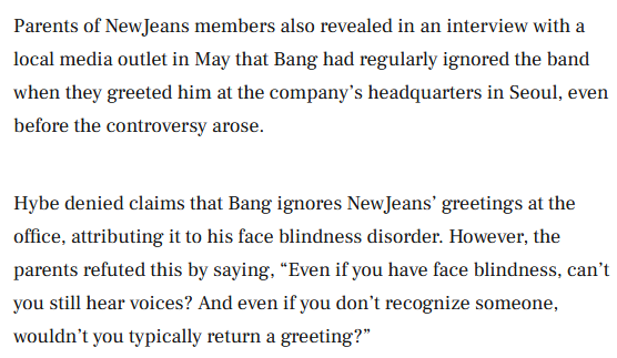 pomusana's tweet photo. daily reminder that bang si-hyuk, hybe's ceo, would pretend he didn't recognize the members of newjeans whenever they ran into him and would ignore them on purpose

mind you this man is 53 years old and the youngest member of newjeans just turned 18 https://t.co/YfvUcnCKl5