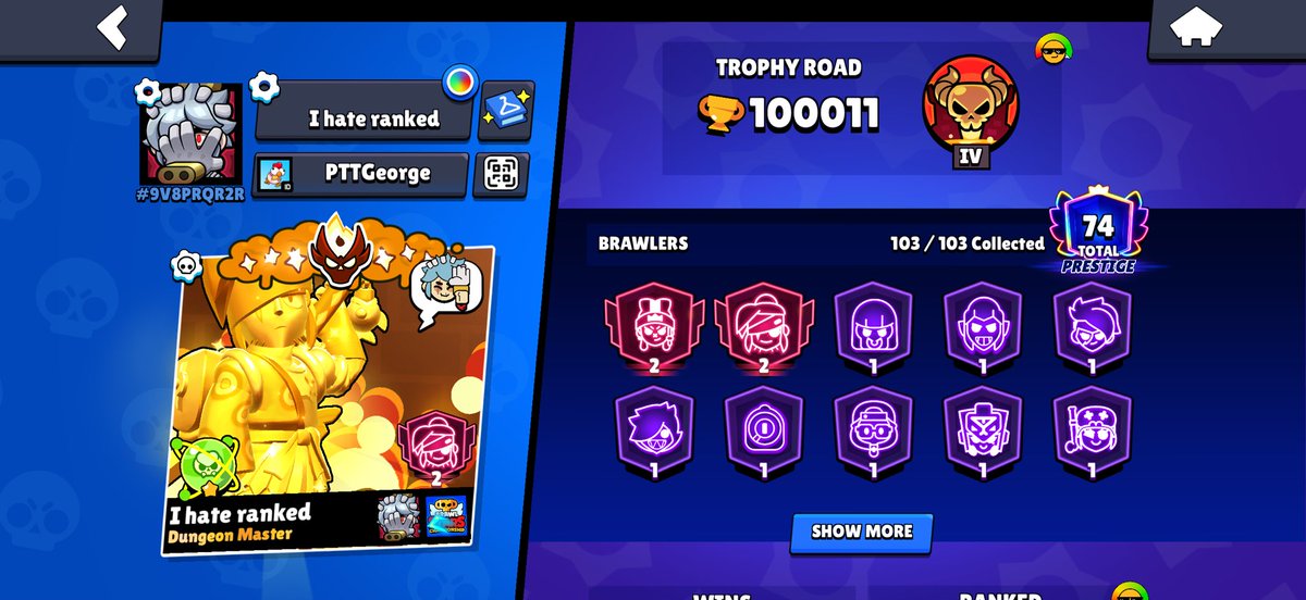 GeorgeFound15's tweet photo. If you told 12yo me I would get 100k one day he would be amazed 
That said the game is at its worse and it’s so bad that I didn’t care https://t.co/SgQuz3BmiB