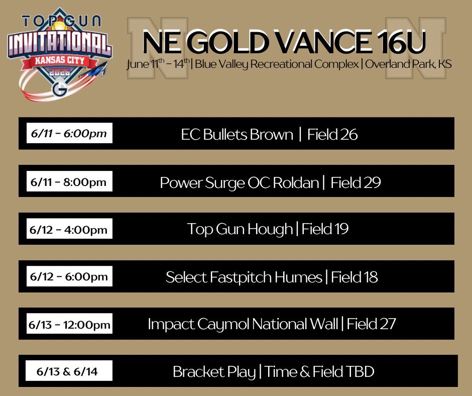 reaganglassb's tweet photo. After a weekend off, I am super excited to be back on the field with my team this week! We will be down in KC for the Top Gun Invite. Looking forward to playing some good competition from all over!! @NEGoldVance @MidwestPremierS https://t.co/8o5rt86XA7