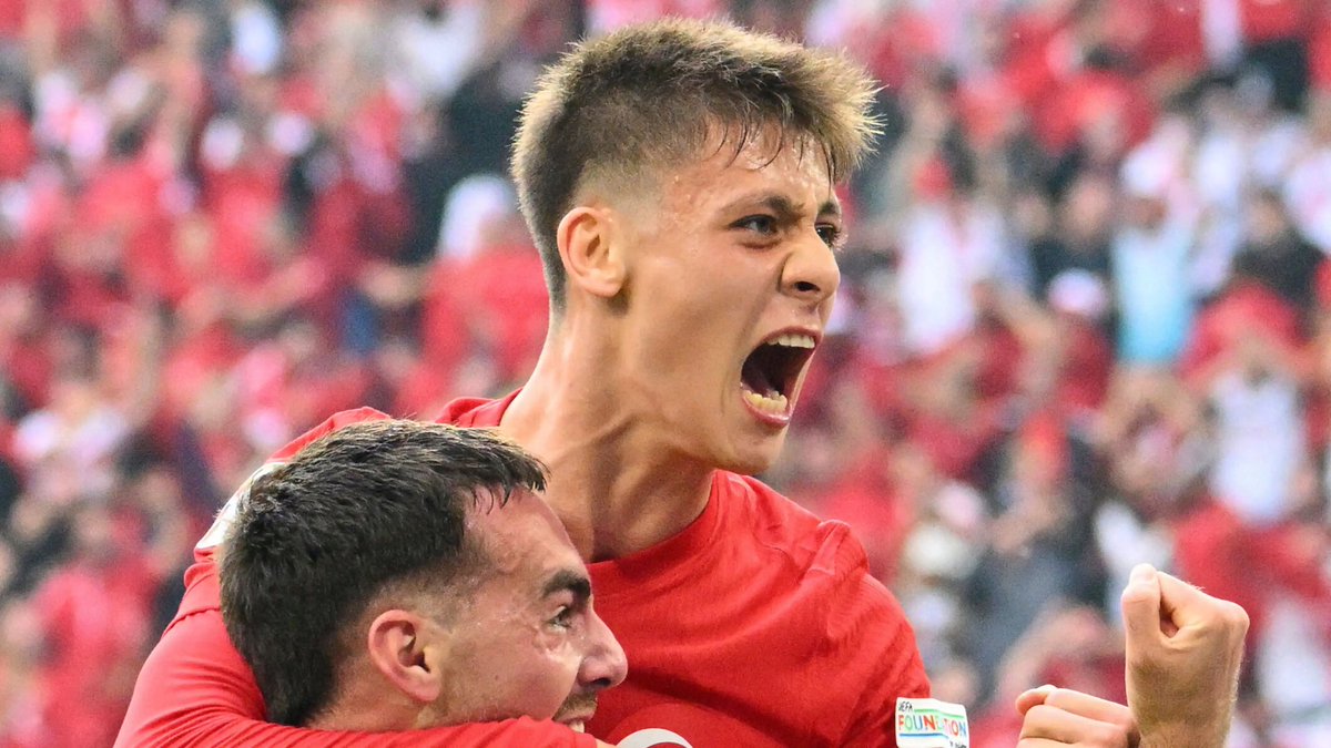 ScouTurk's tweet photo. 🇹🇷🗣️ Arda Güler (21)

“We aren’t afraid of anyone.

We're going to win the World Cup.” 🏆 https://t.co/yuE6k6Skd4