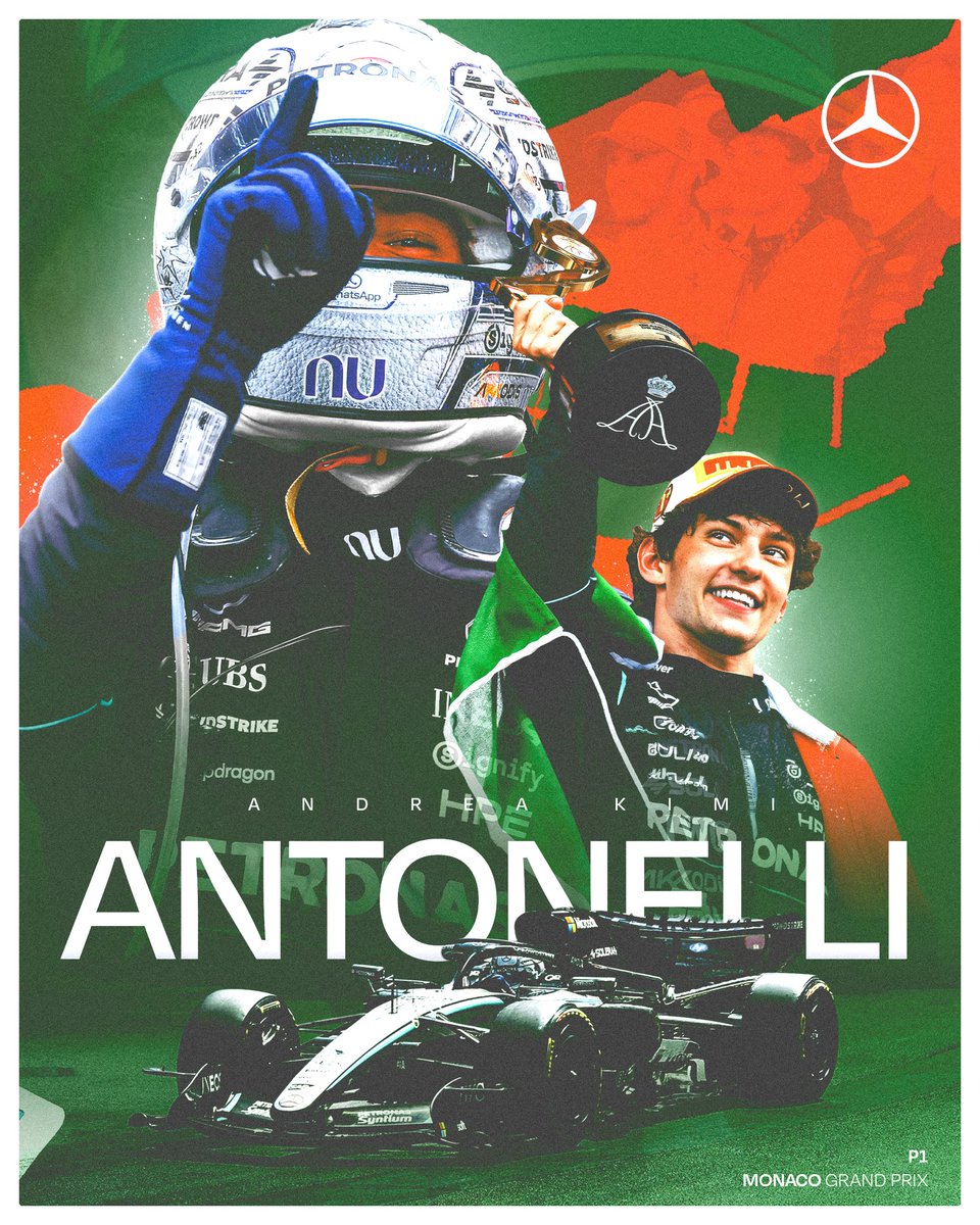 maxmakesdesigns's tweet photo. Antonelli Holds The Top Spot At The Monaco Grand Prix 💫

::

@KimiAntonelli 

#f1 #antonelli #mercedes_benz #monacograndprix #smsports https://t.co/GGsLa2lna8