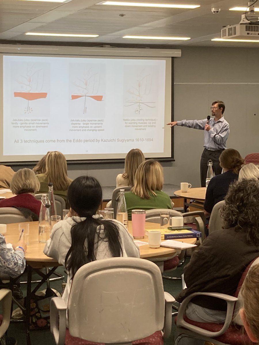 ccacupuncture's tweet photo. 🎉 So proud to see our very own James Woodward take to the stage at this year's BAcC Annual Conference — captivating the audience and sharing his incredible research on channel sinews. What an achievement! 👏 Well done, James! 🙌
#CCAIsProud #BAcCTogether #UKCCM26  #CCAStaff https://t.co/cIyRcmdbdJ