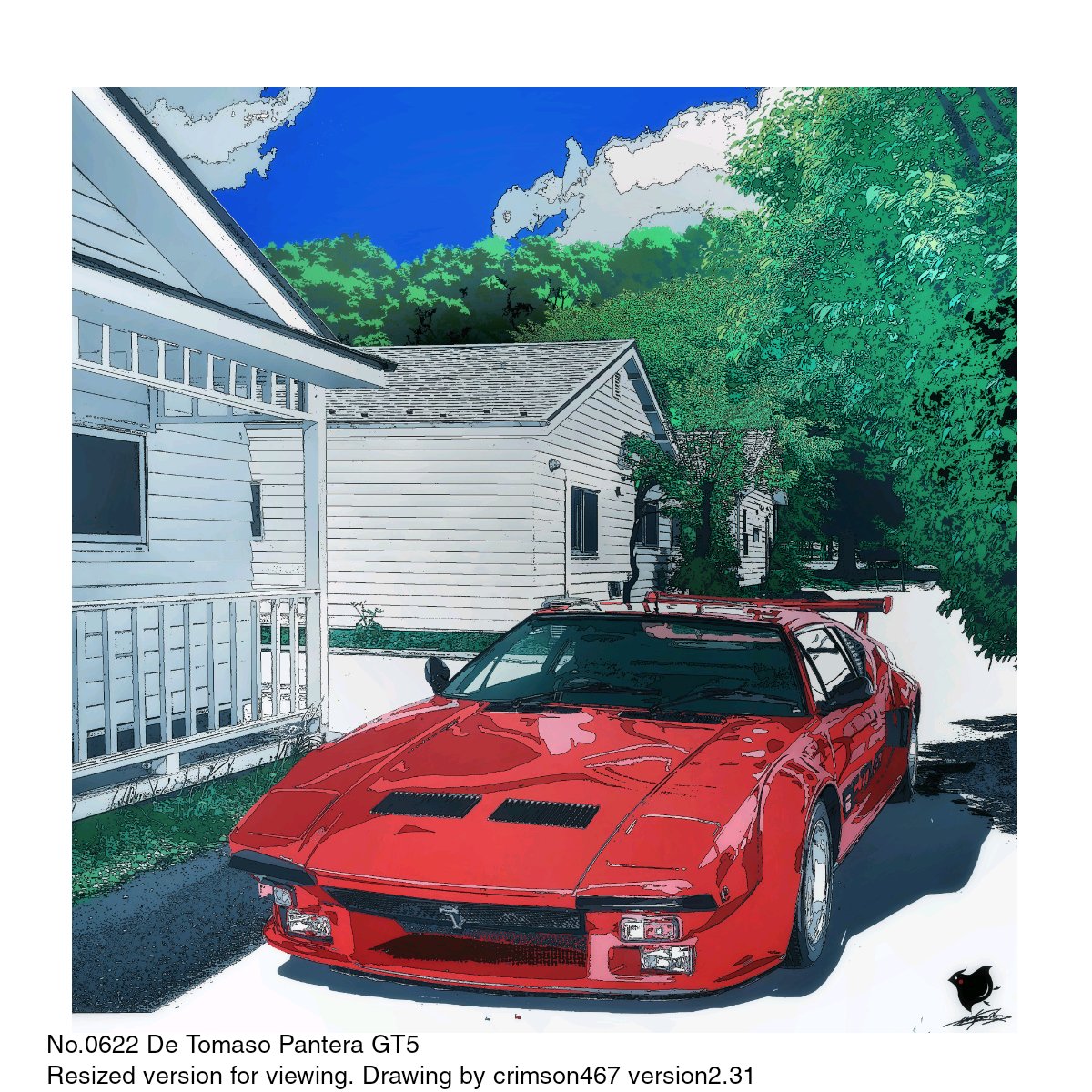 crimson467's tweet photo. No.0622 De Tomaso Pantera GT5
#panteraのイラスト #detomasoのイラスト #pqnteraGT5のイラスト #車の絵 #車のイラスト #car #carart #cargraphics #carillustration #carporn #carweek #carlivery #carlifestyle #GTarts #enthusiast #handdrawing #illustration #noAI #DETOMASOpqnteraGT5 https://t.co/34Pl6OODW3