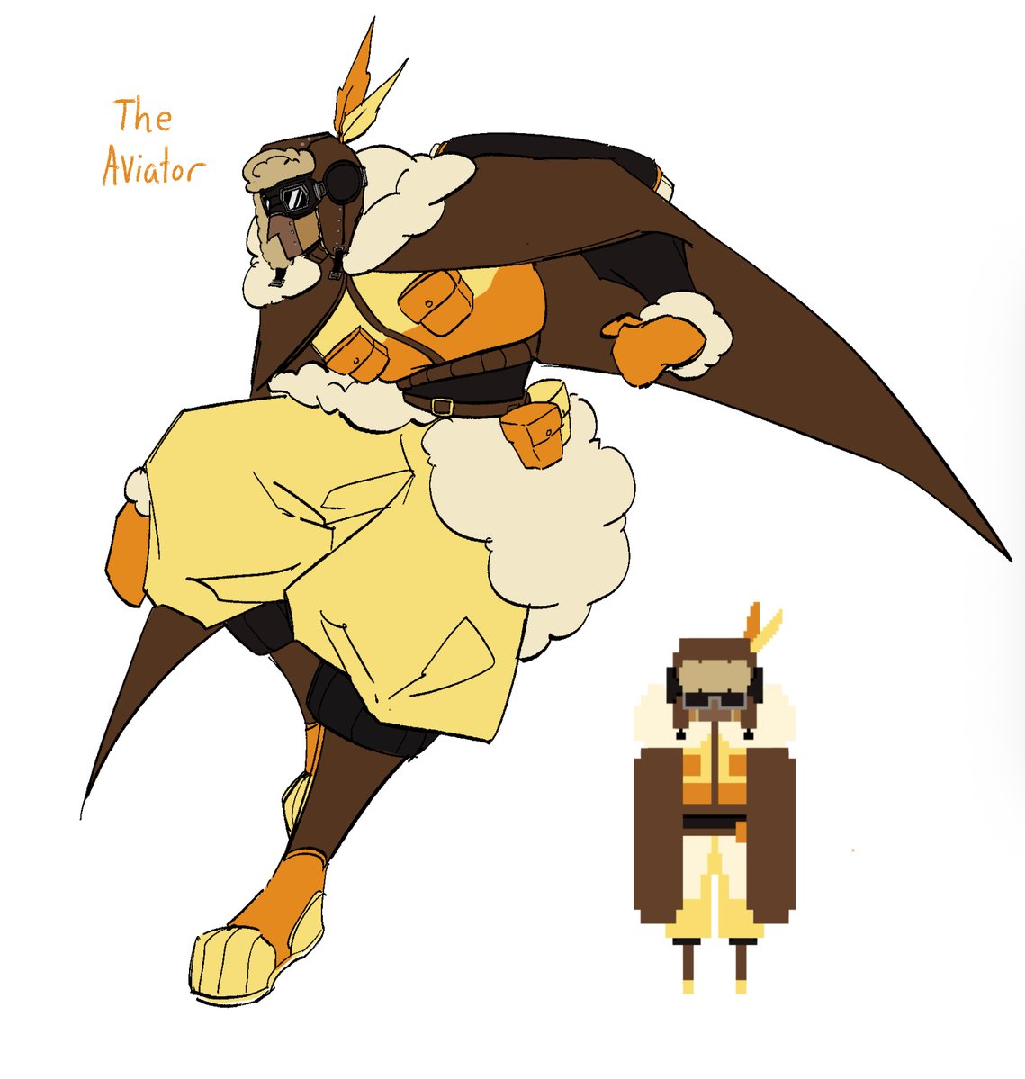 Tr0pisco's tweet photo. Redrew my hyper light drifter oc!! He’s in a rivalry with the drifter…  happy pride month to them XD
#ocxcanon #hld https://t.co/NgzAiANuc2