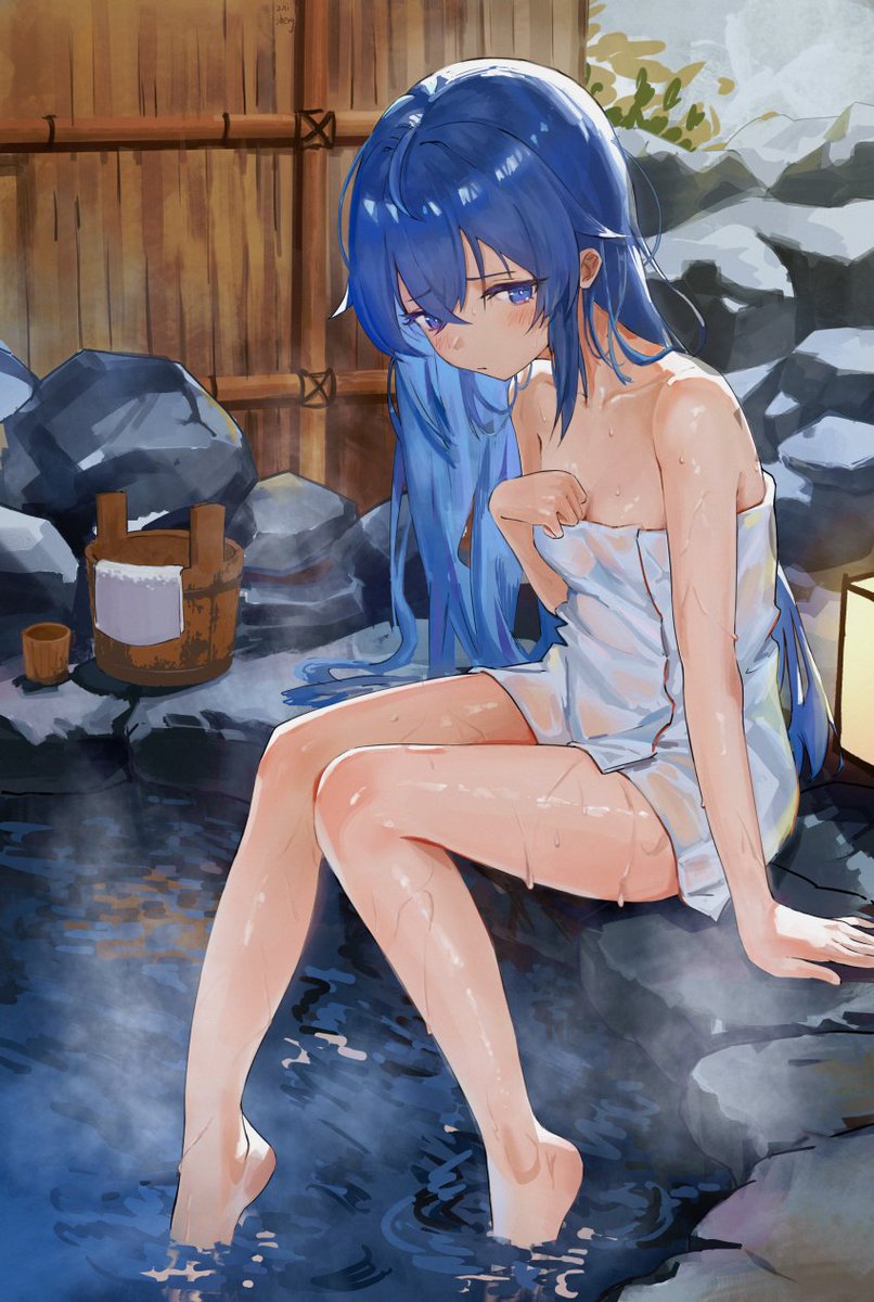 WATERWIZARDO's tweet photo. ㅤ

ㅤㅤㅤQuiet night. It is better not to suffer so much after a long day in the dungeons.

#SeductiveSunday https://t.co/Dy6NxQERKh