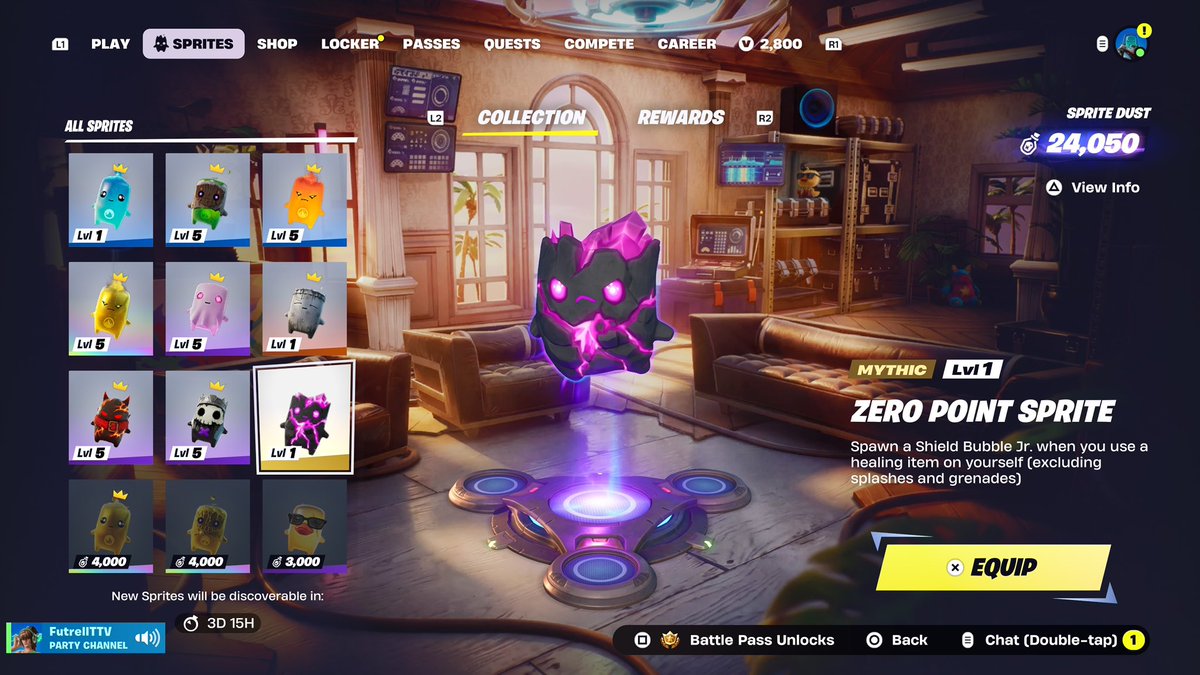 MigosFN's tweet photo. AWOOP, Zero point sprite has been acquired 🕺

#fortnite https://t.co/iD7ZfBEe8s