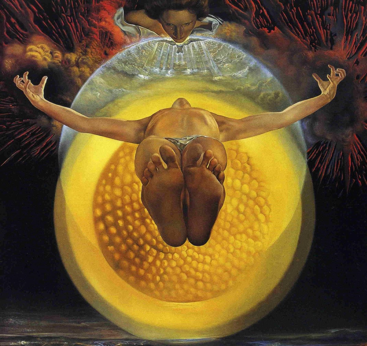 Sunbit3's tweet photo. Fixação: Dali pintando Jesus Cristo https://t.co/Ii4Uak3vVj