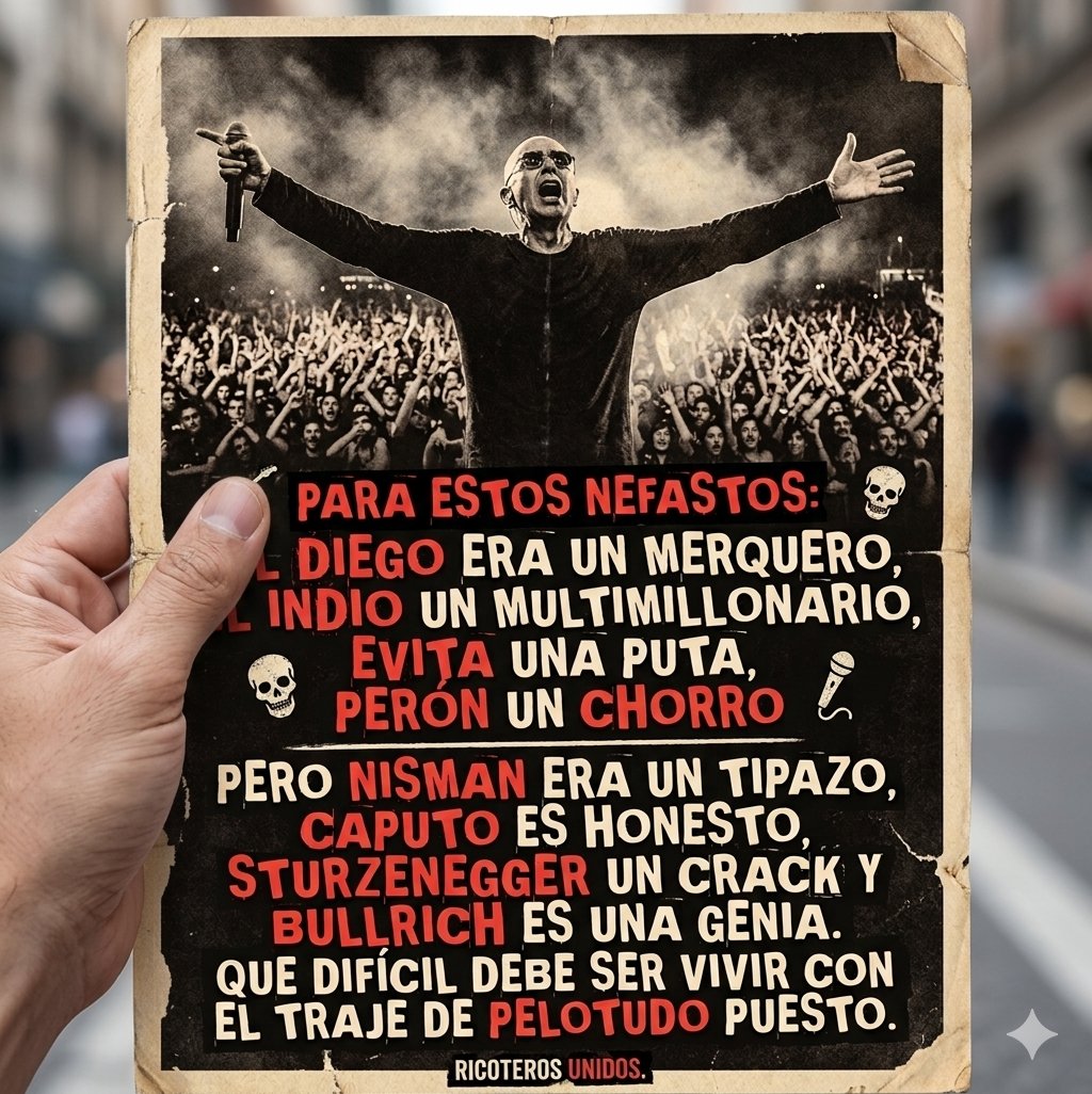 mandragoraMDQ's tweet photo. @Indio_Solari_ok https://t.co/UnAz3nXBCG