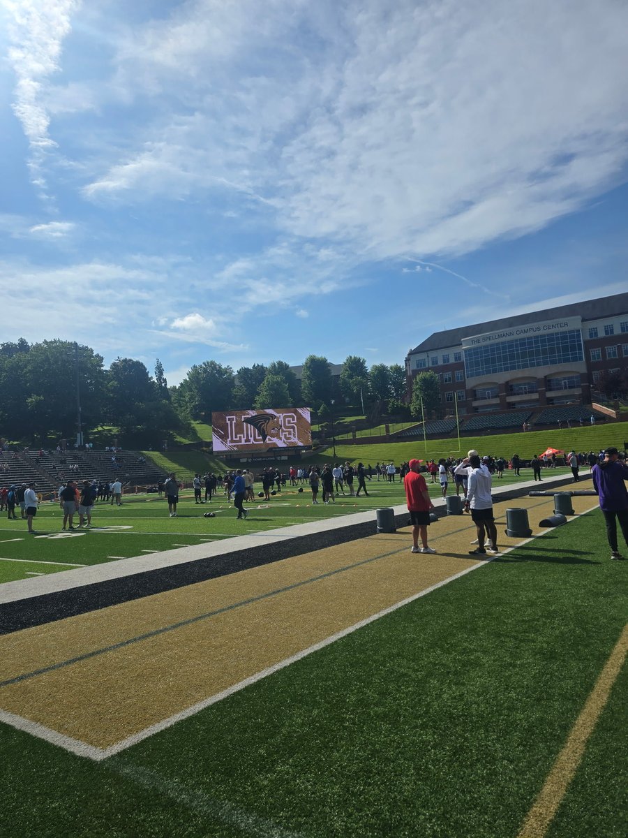 MBUFootball's tweet photo. Our staff had a great time at the @LindenwoodFB Mega Camp building the #KingdomCulture!

Thank you to @stugfb and @Baldwin_CoachBB for providing a great opportunity to all athletes and coaches! https://t.co/EX8CCFoJJx