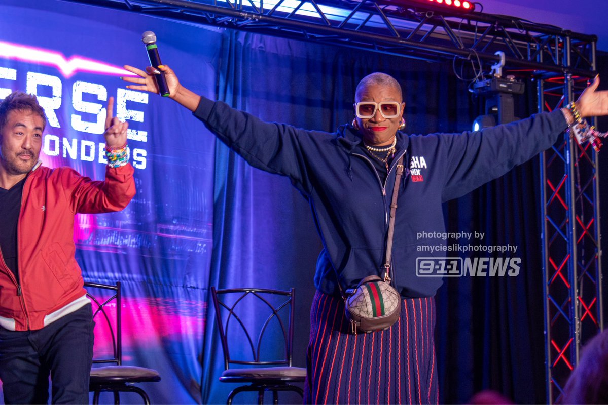 911TVNEWS's tweet photo. Aisha and Kenny at Rescueverse Austin Yesterday 

📸: amycieslikphotography https://t.co/RwTZmlqQbO