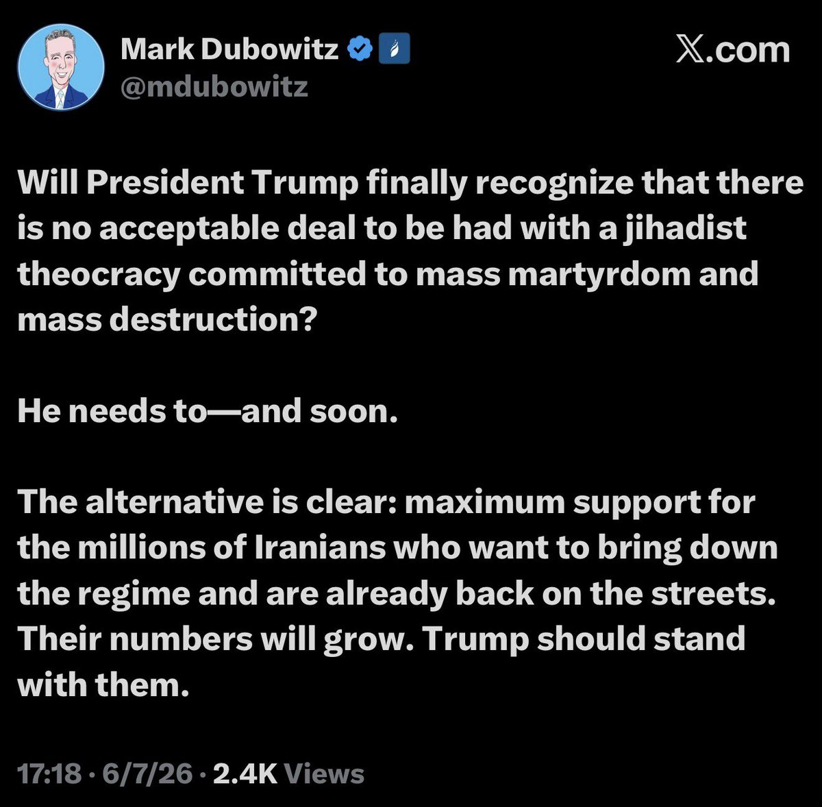CurtMills's tweet photo. Pivots from “just trying to help get a better deal!” to “no deal is ever acceptable btw! surprise” in literally under 90 minutes. 

Would be stunning but he’s been doing this for over a decade. Why is this taken at all seriously in Washington? https://t.co/5hijyWtxls