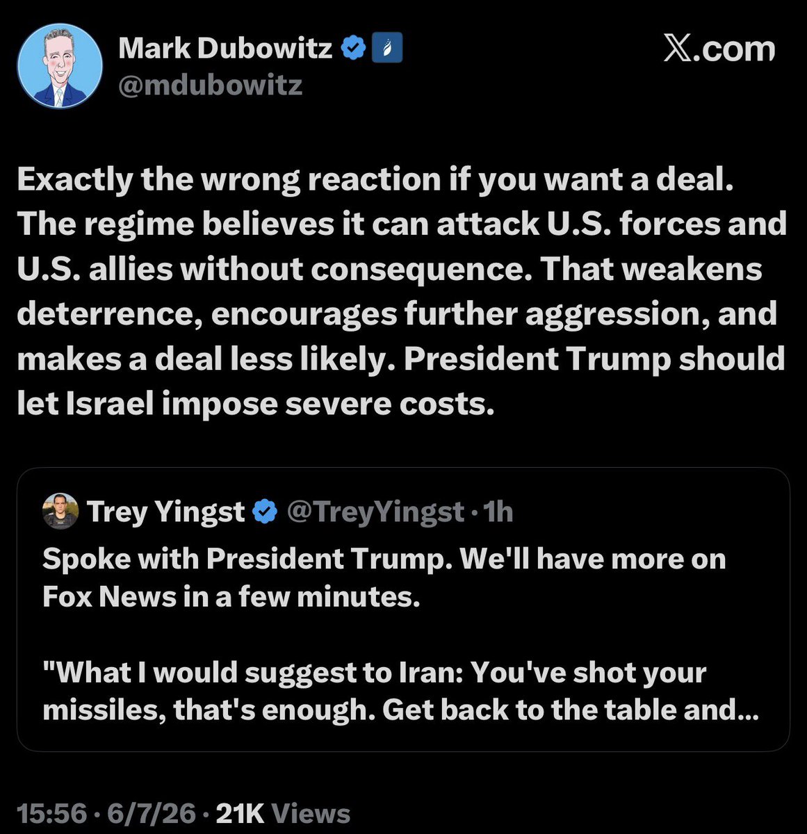 CurtMills's tweet photo. Pivots from “just trying to help get a better deal!” to “no deal is ever acceptable btw! surprise” in literally under 90 minutes. 

Would be stunning but he’s been doing this for over a decade. Why is this taken at all seriously in Washington? https://t.co/5hijyWtxls