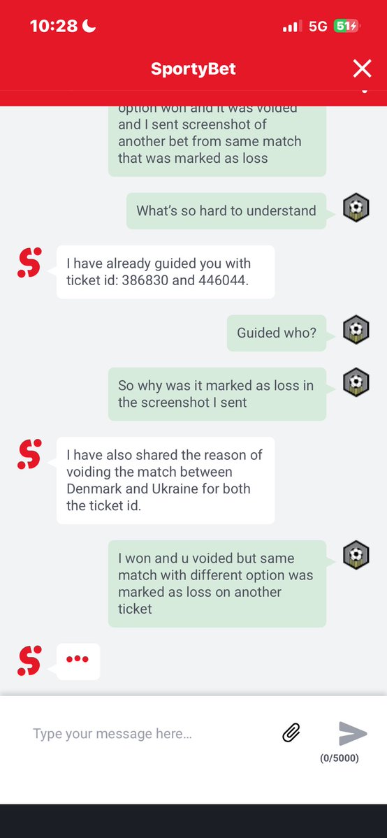 Fatevinci's tweet photo. @SportyBet Look at the rubbish this one is saying https://t.co/p76p1Q4fCn