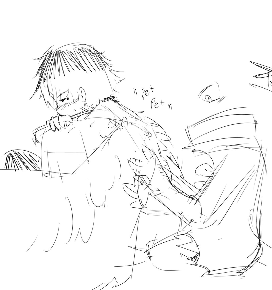 fnfmix's tweet photo. Shitty Avian Zegect sketches. Maybe ill add this to my ao3 fic.. #avianze #aregect #zegect https://t.co/HdAZc79vZo