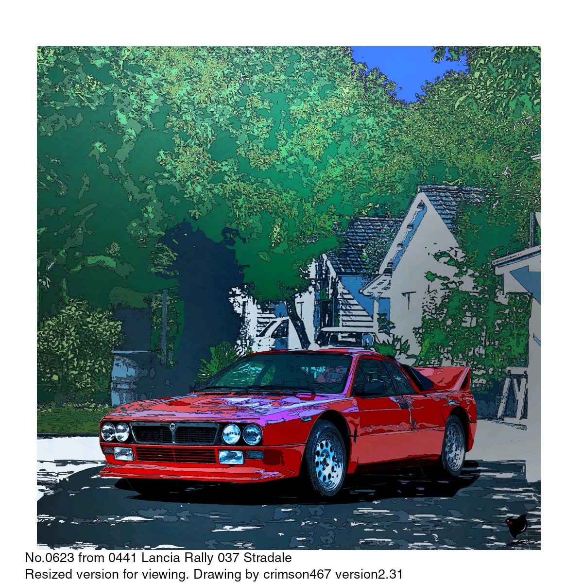 crimson467's tweet photo. No.0623 from 0441 Lancia Rally 037 Stradale
#Lanciaのイラスト #lanciarallyのイラスト #rally037のイラスト #車の絵 #車のイラスト #car #carart #cargraphics #carillustration #carporn #carweek #carlivery #carlifestyle #GTarts #handdrawing #illustration #noAI #lanciarally037stradale https://t.co/GSftSSGnk0