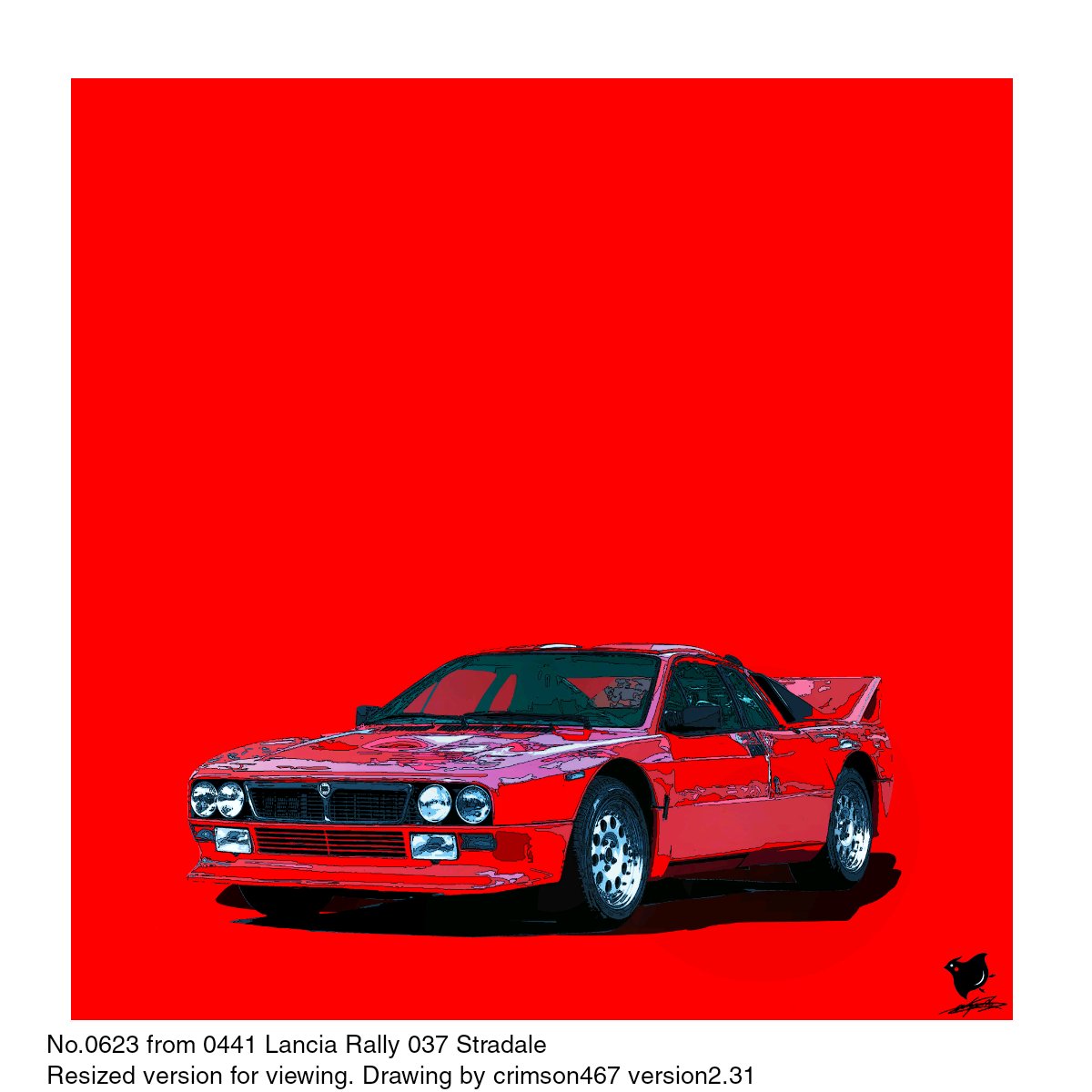 crimson467's tweet photo. No.0623 from 0441 Lancia Rally 037 Stradale
#Lanciaのイラスト #lanciarallyのイラスト #rally037のイラスト #車の絵 #車のイラスト #car #carart #cargraphics #carillustration #carporn #carweek #carlivery #carlifestyle #GTarts #handdrawing #illustration #noAI #lanciarally037stradale https://t.co/GSftSSGnk0
