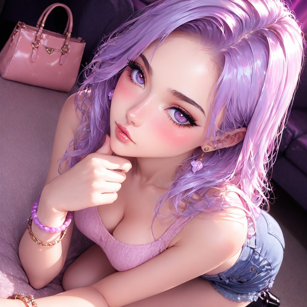 LacyLucyLady's tweet photo. one of my sweeties suggested i try a tank top and shorts
a little simpler than my usual outfits, but still cute 💜 https://t.co/6rULYGLBB6