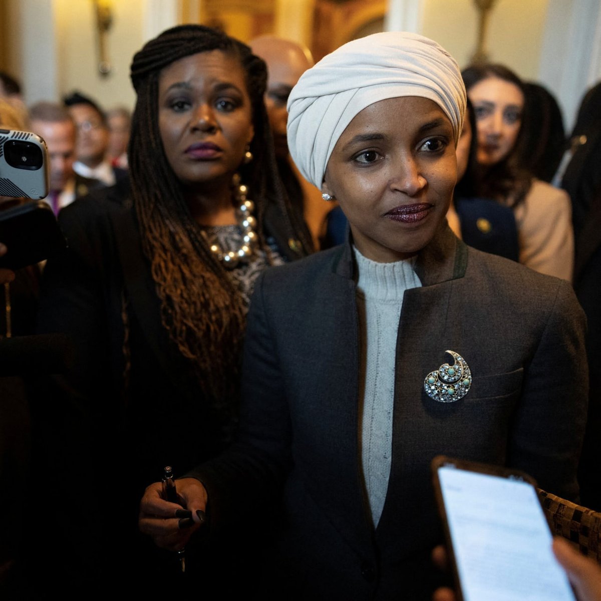 RedEagleUpdates's tweet photo. 🚨 Ilhan Omar BOOTED from the House Foreign Affairs Committee — and good riddance!

This America-hating radical never belonged anywhere near U.S. foreign policy. 

Do you support kicking her off? 

A. YES  
B. NO https://t.co/9qGDags51C