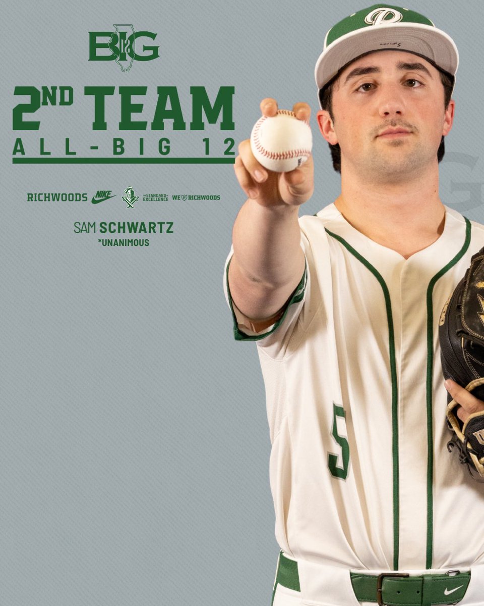Richwoods_HS's tweet photo. BIG 12 ALL-CONFERENCE BASEBALL

@JarekQuinn74, 1st Team (unanimous)
@Brendan_Wright4, 1st Team
@samschwartz27, 2nd Team (unanimous)
@sammccall2028, 2nd Team (unanimous)

cc: @RichwoodsB

#weRrichwoods | #TheStandardOfExcellence https://t.co/W87vxX3Ssf