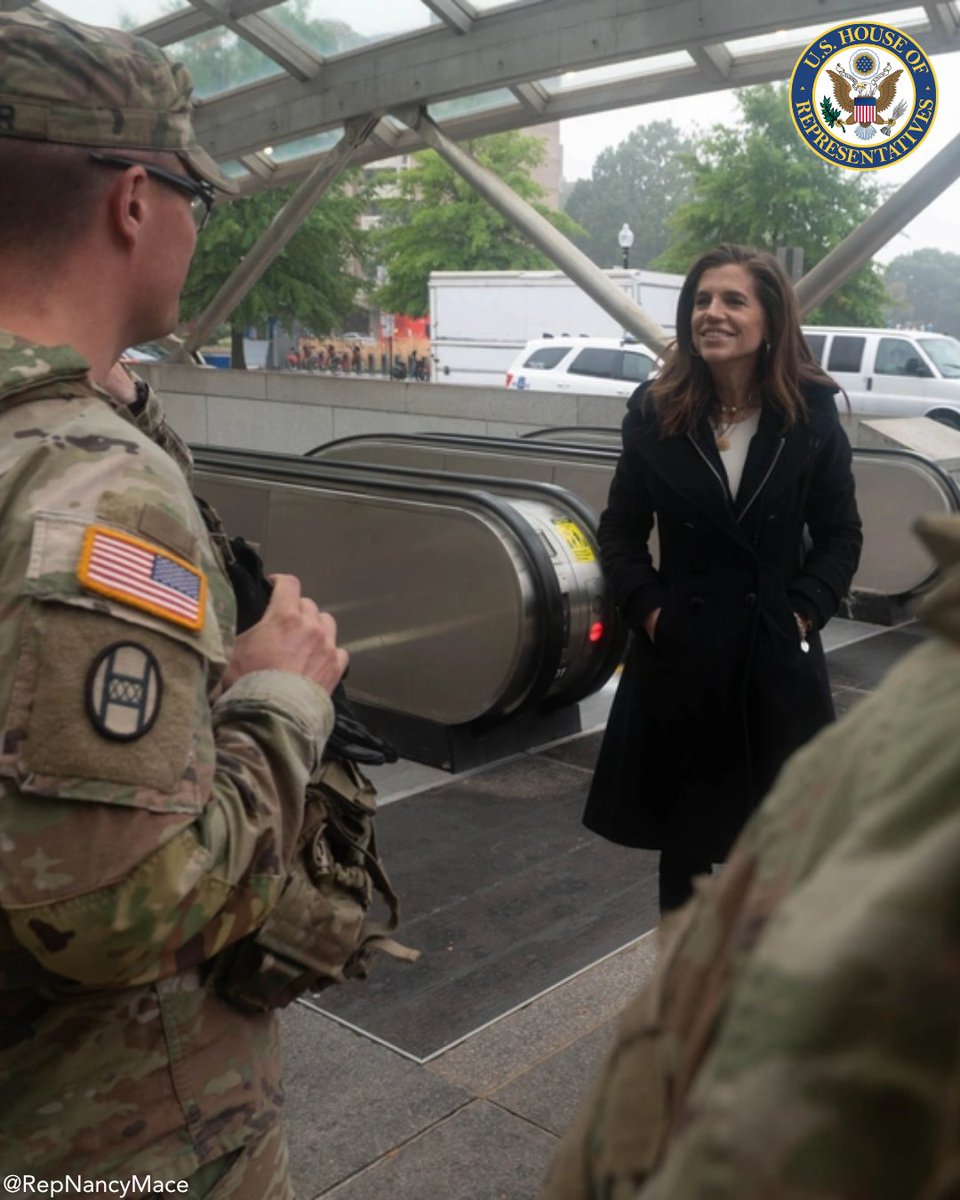 RepNancyMace's tweet photo. South Carolina has always stood at the forefront of America's national defense. 

From Marine Corps Recruit Depot at Parris Island to Joint Base Charleston to Marine Corps Air Station Beaufort to the South Carolina National Guard, South Carolina stands ready to serve.

South Carolina STRONG.